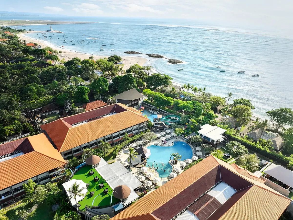 Aerial view of Bali Dynasty Resort